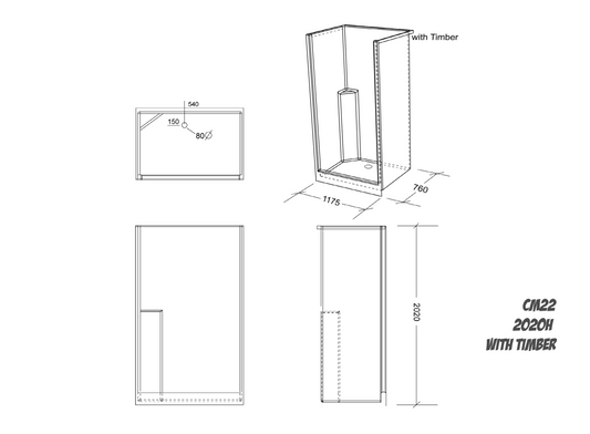 C22 Shower Enclosure