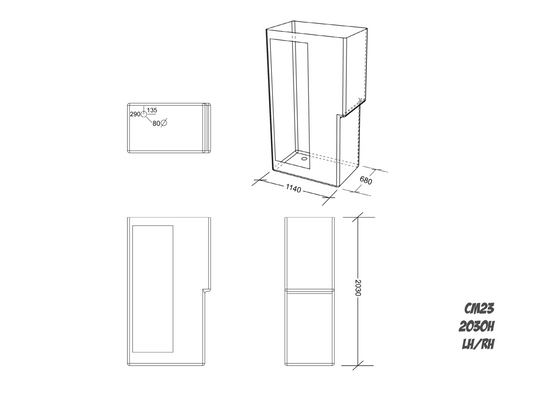 C23 Shower Enclosure