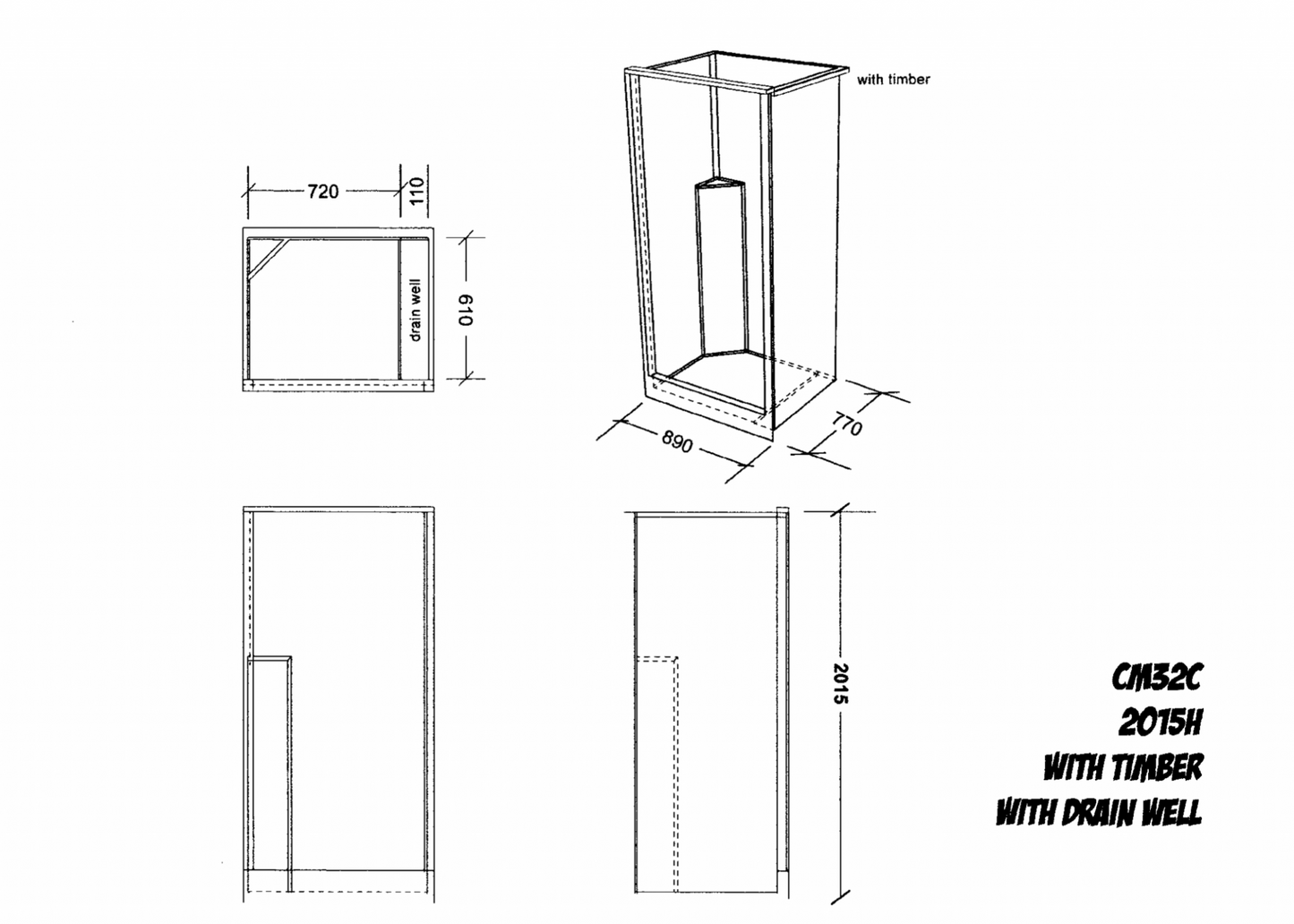 C32C Shower Enclosure