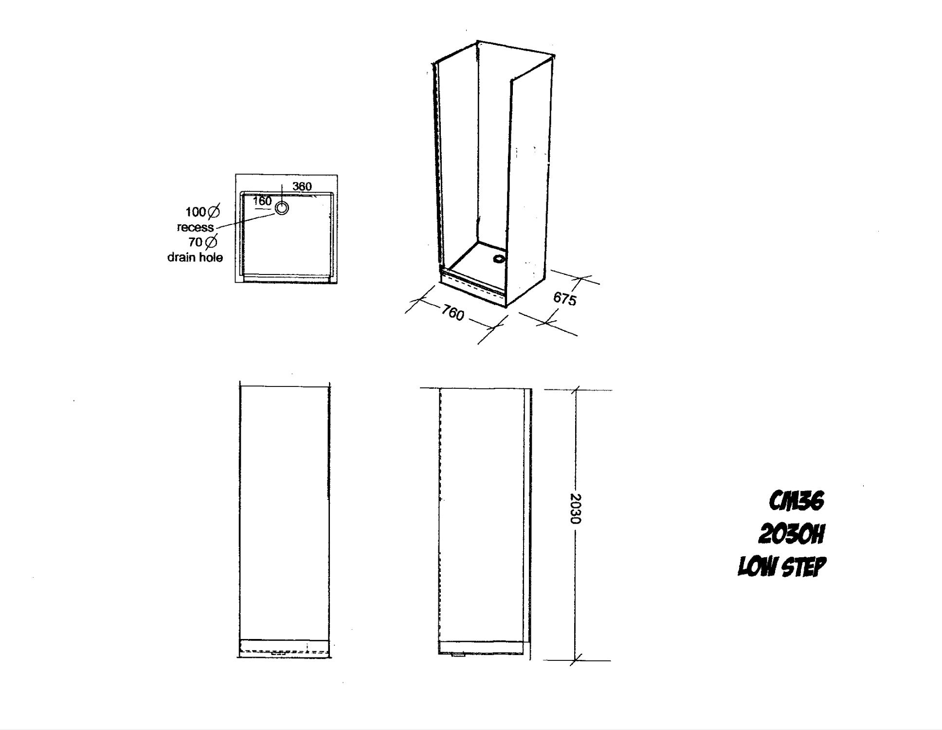 C36 660 Shower Enclosure