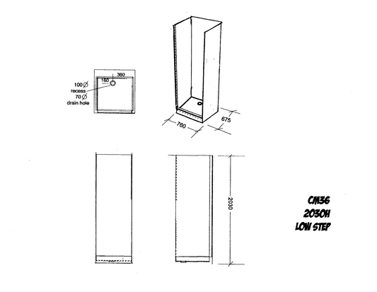 C36 660 Shower Enclosure