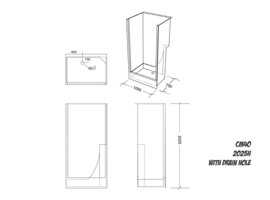 C40 Shower Enclosure