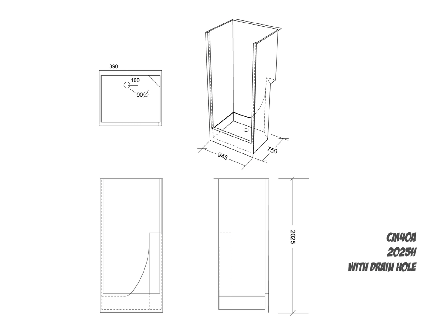C40A Shower Enclosure