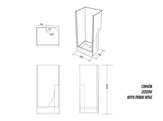 C40A Shower Enclosure