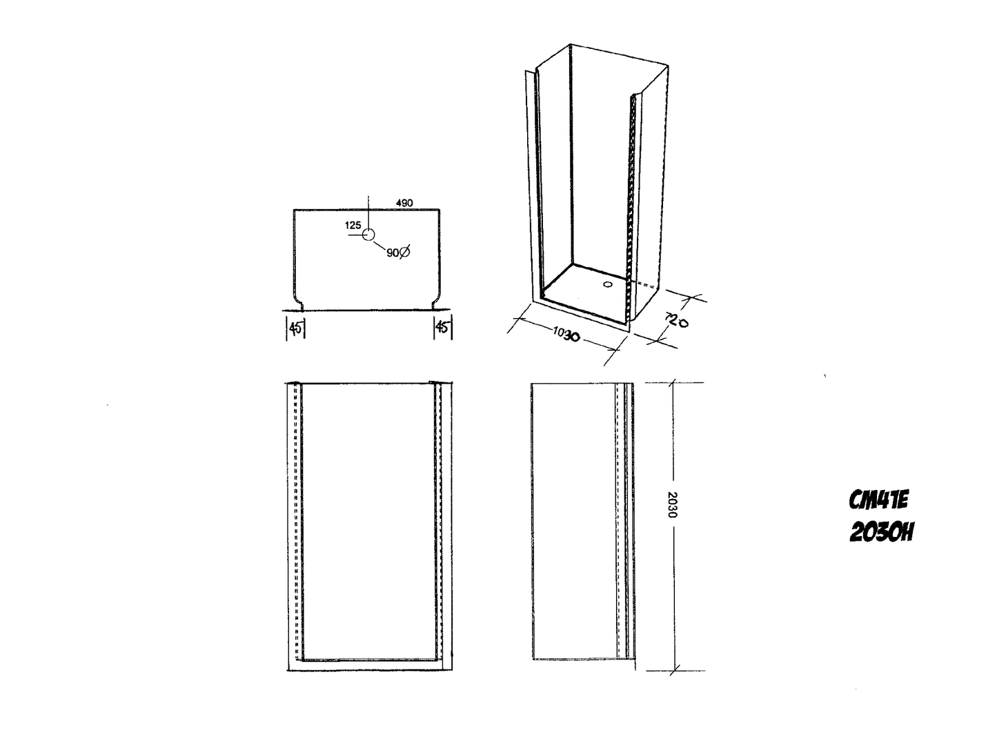 C41E Shower Enclosure