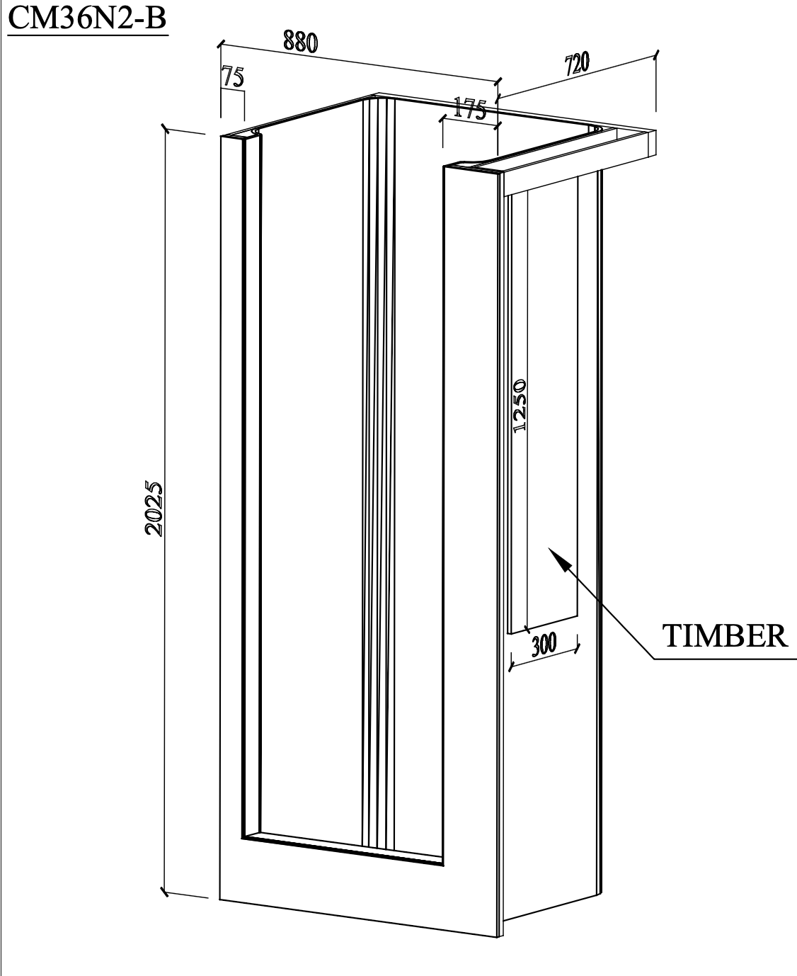 C36N2B Shower Enclosure