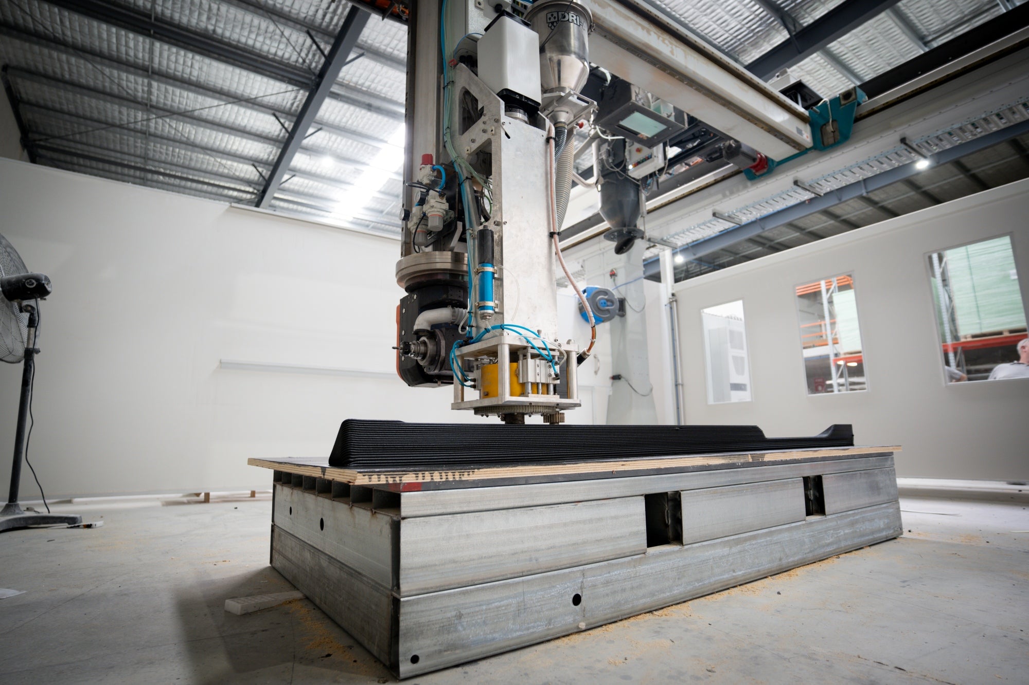 Large format 3D printer at Innovative Composites Sunshine Coast facility